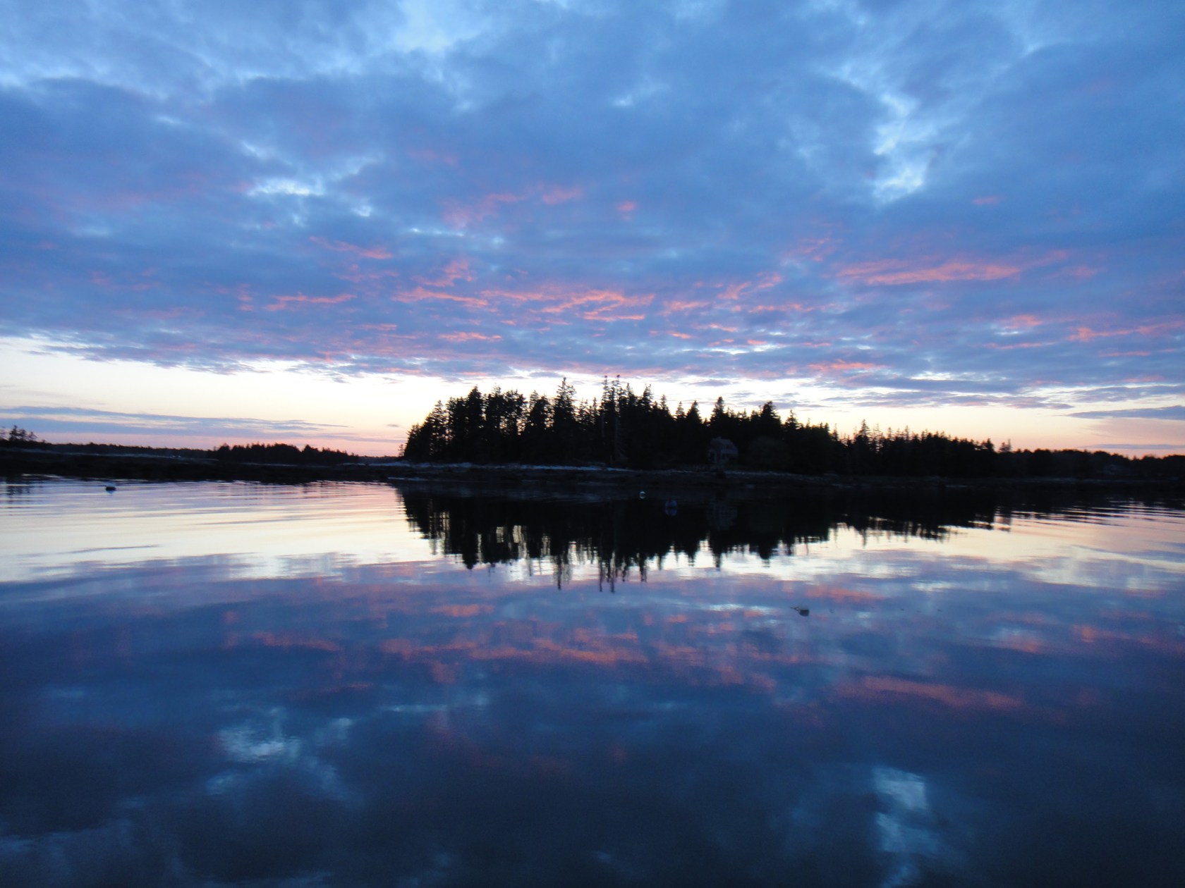 Sunset at anchor