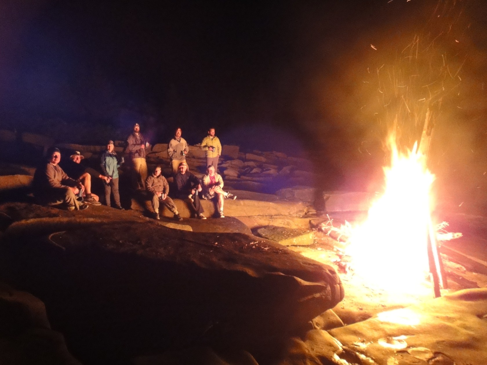 What happens when on shore leave? The rowdy group burns stuff