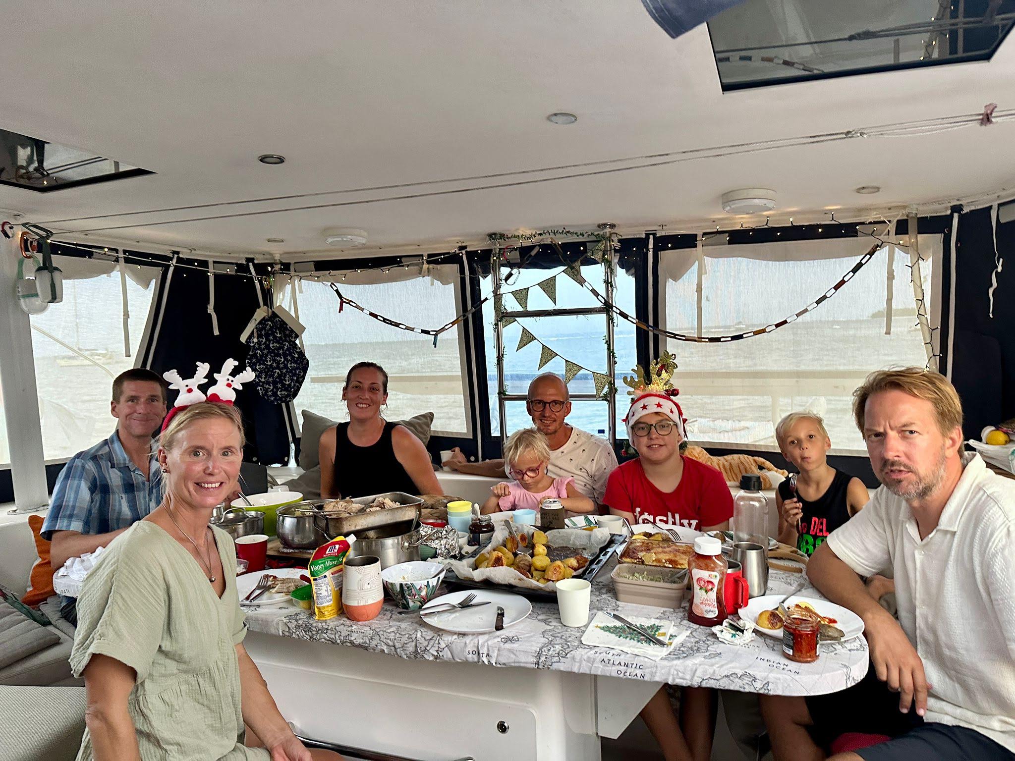 Christmas Feast Aboard Curious