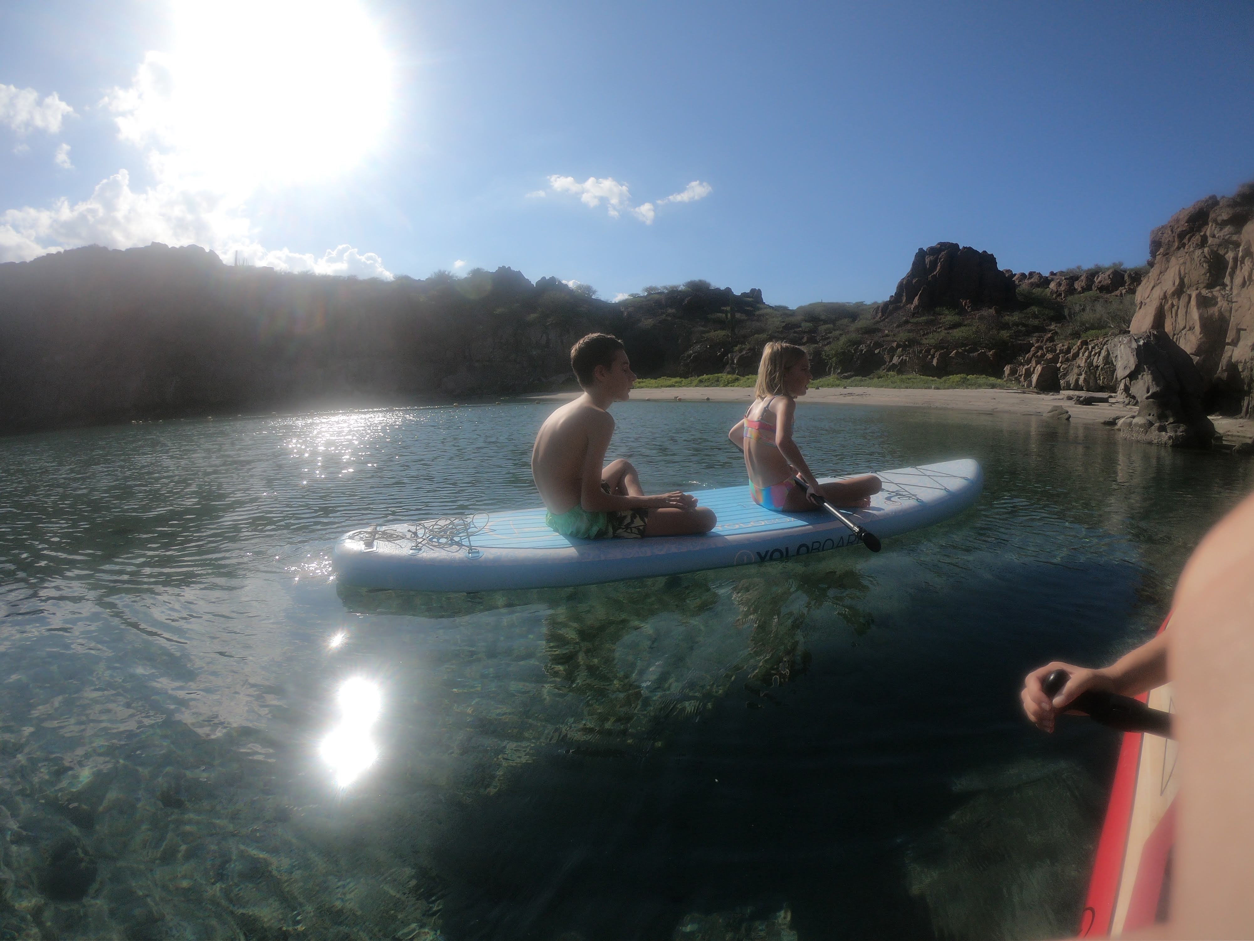 Fira And Dublin Sup In Honeymoon Cove