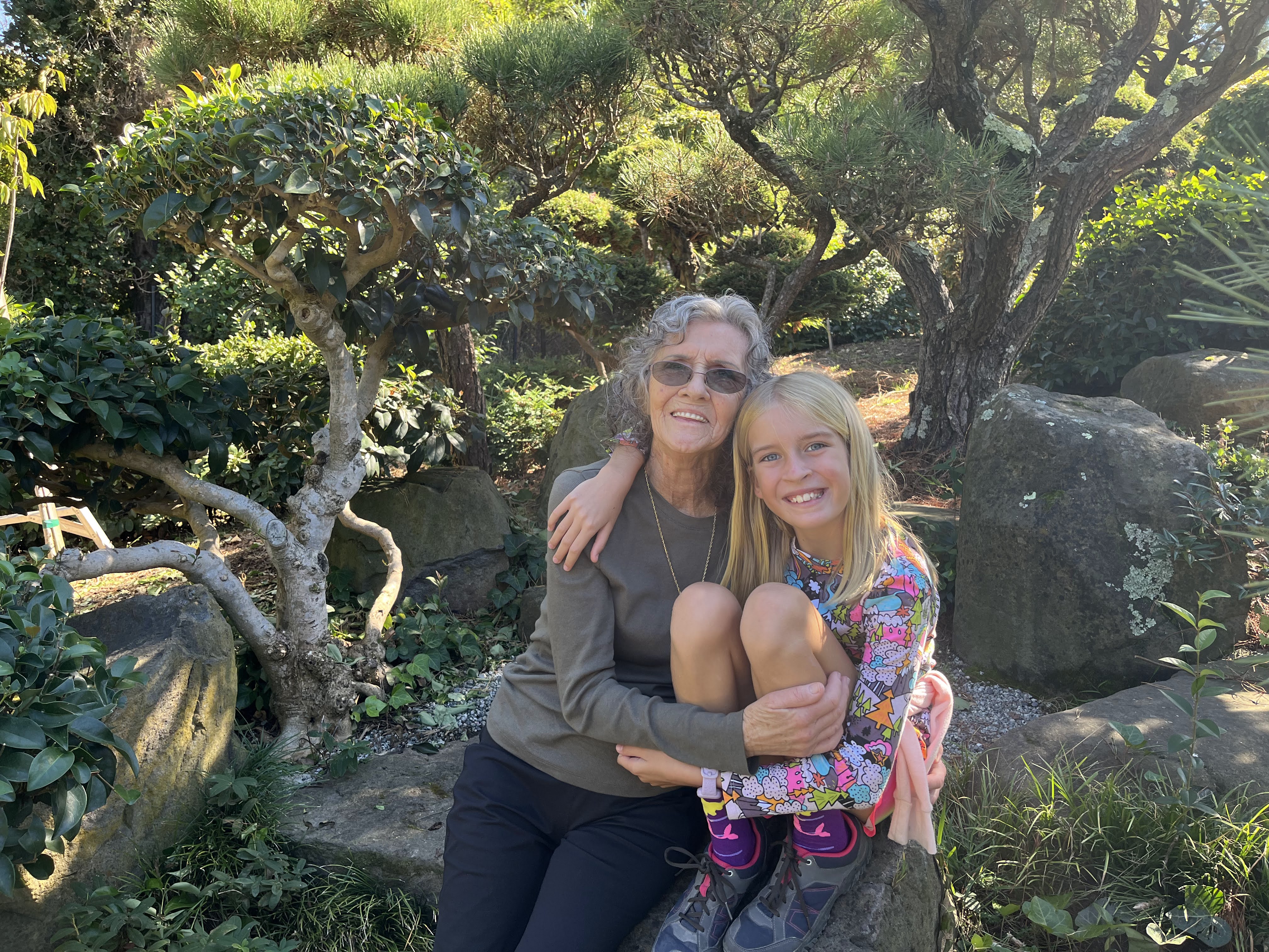 Fira And Nana At The Japanese Garden