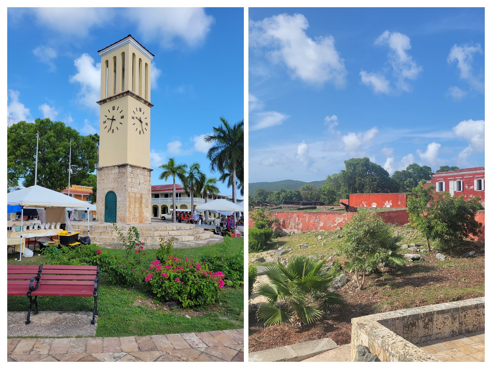 Frederiksted Clock Tower And Fort