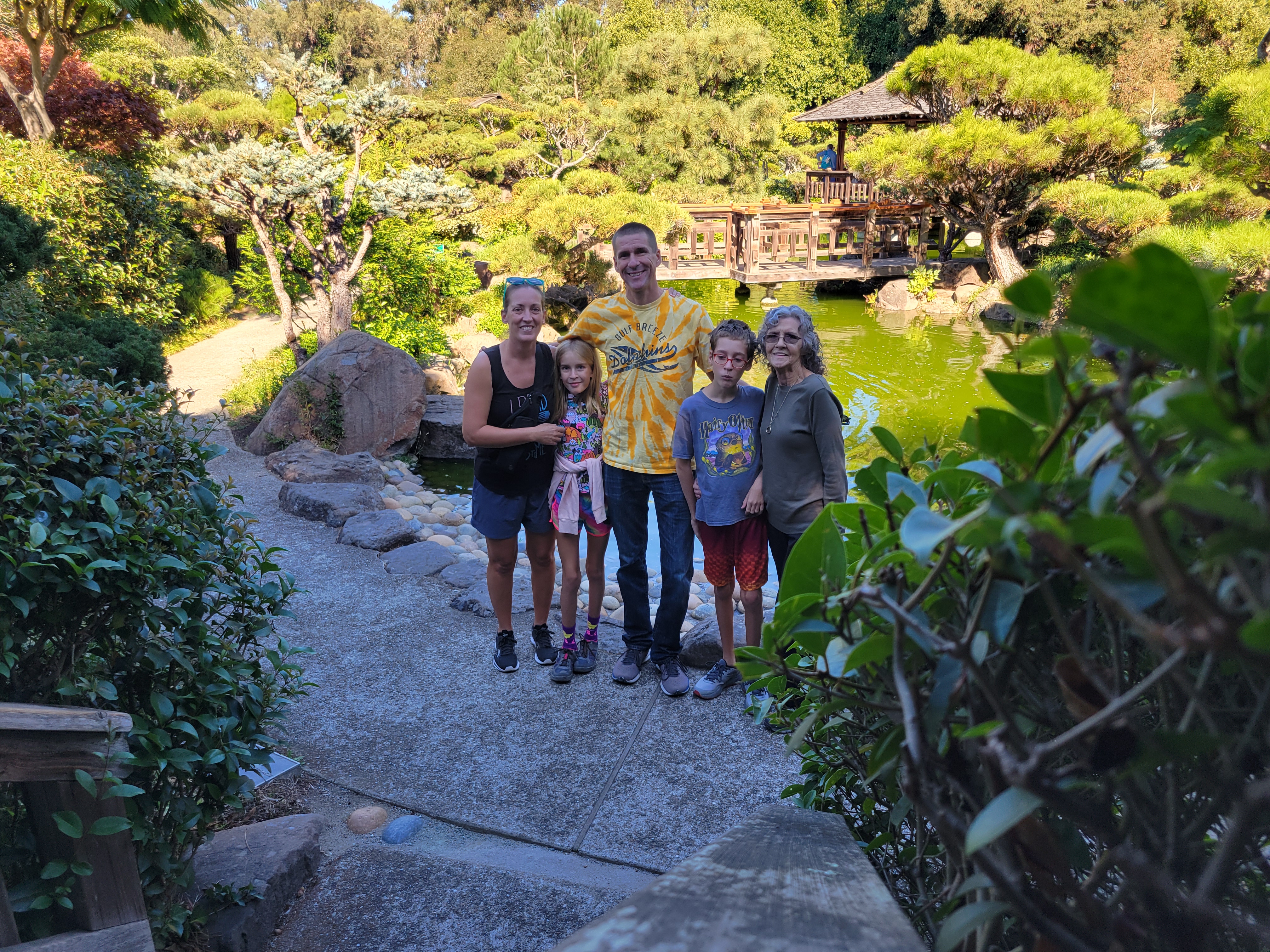 Group At Japanese Pond