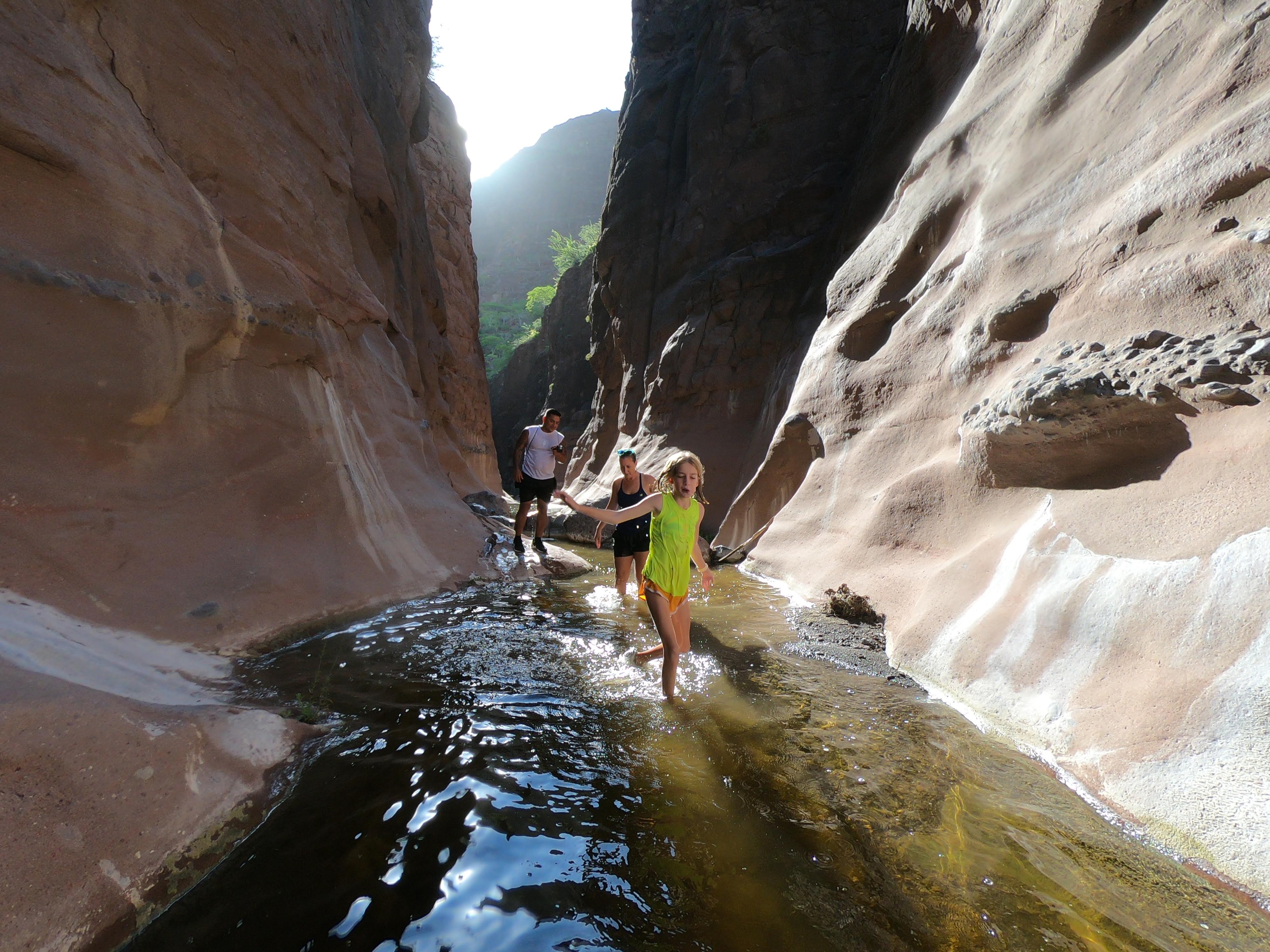 Group In Narrow Part Of El Mezquite
