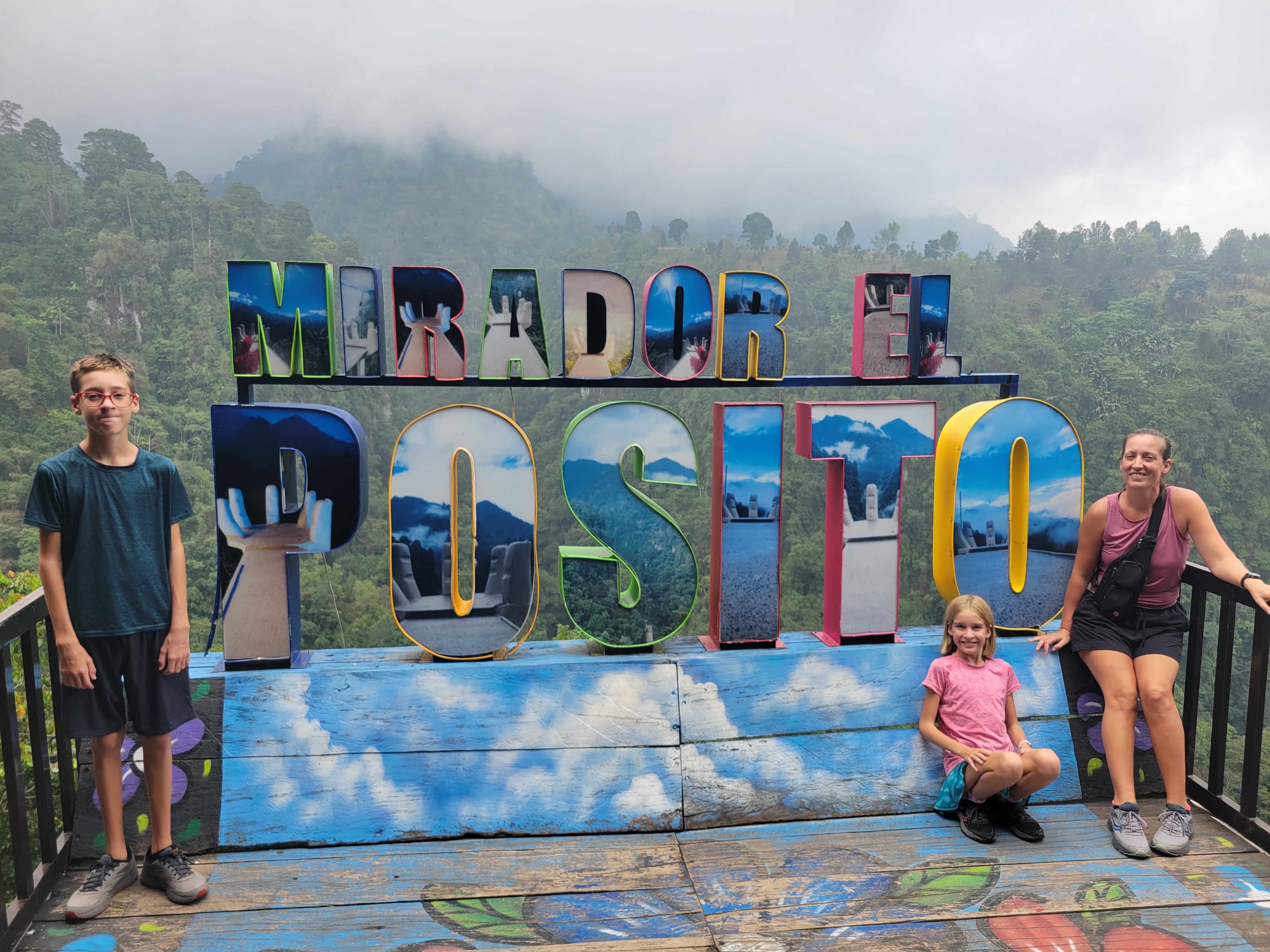 Mirador El Posito Sign