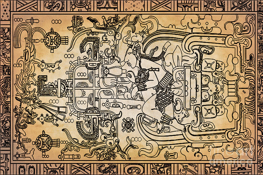 Pakal Sarcophagus Lid