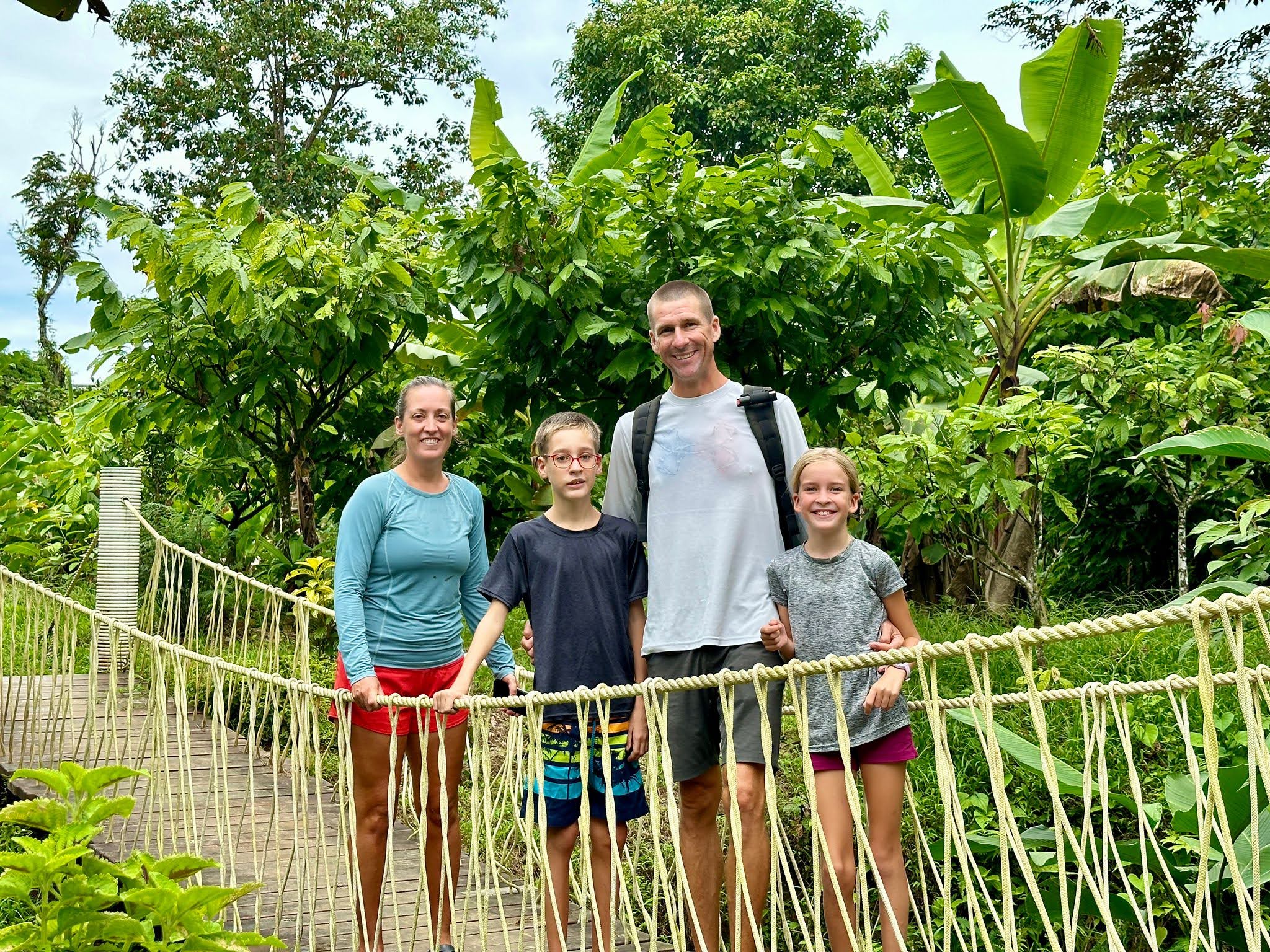 Rope Bridge On Bastimentos Hike