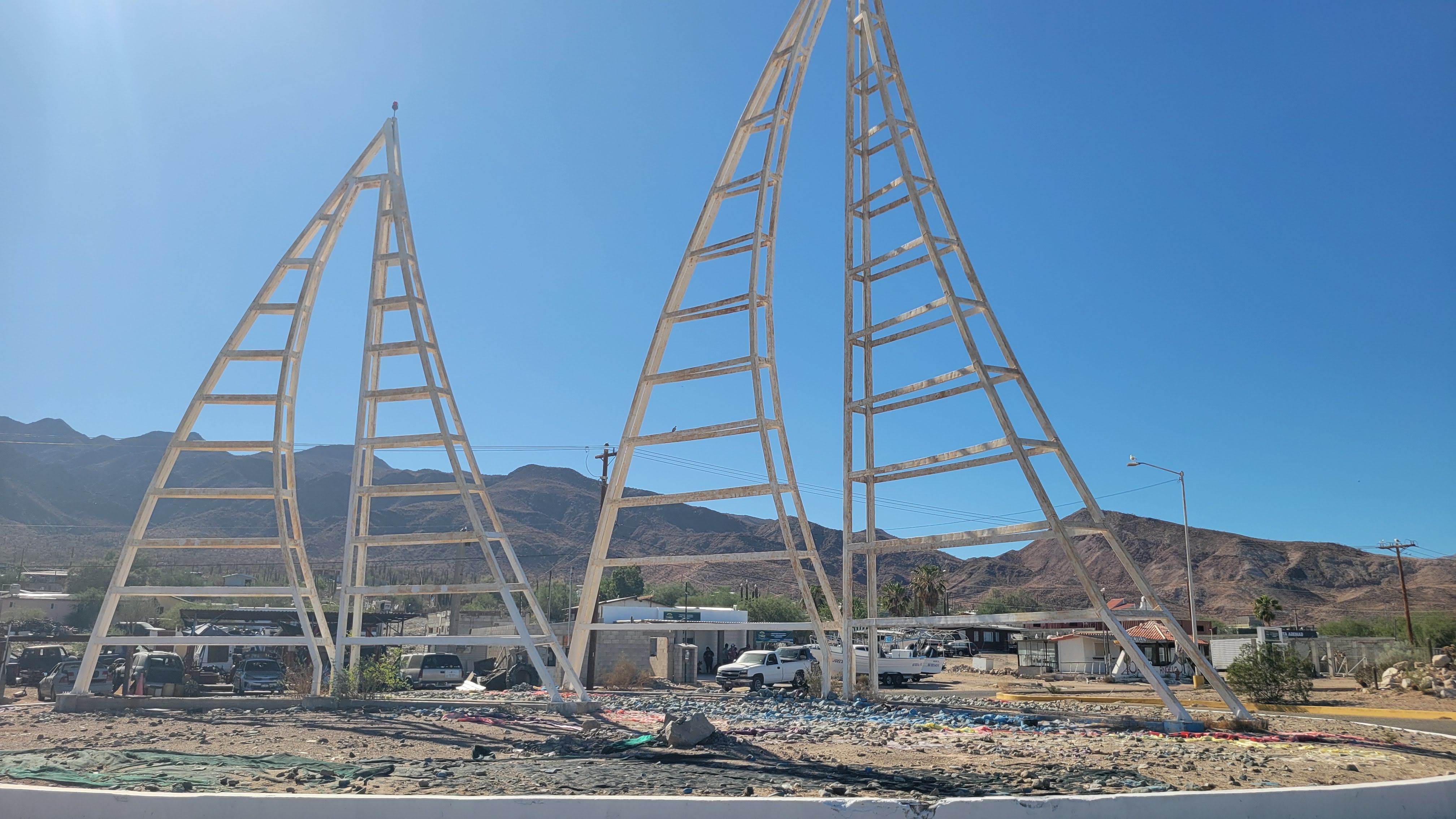 Sail Statue In Bay Of La