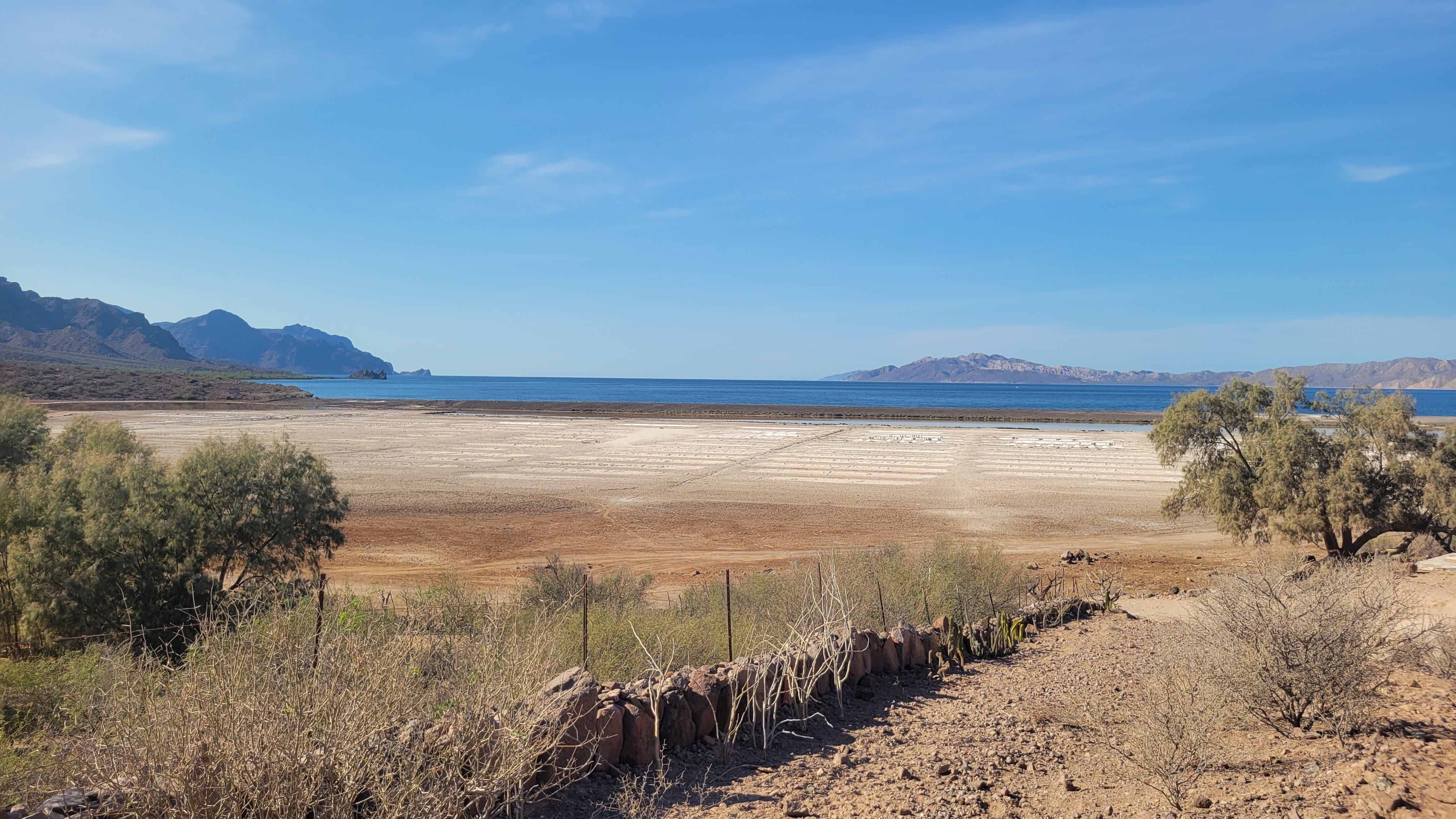 San Evaristo Salt Flats