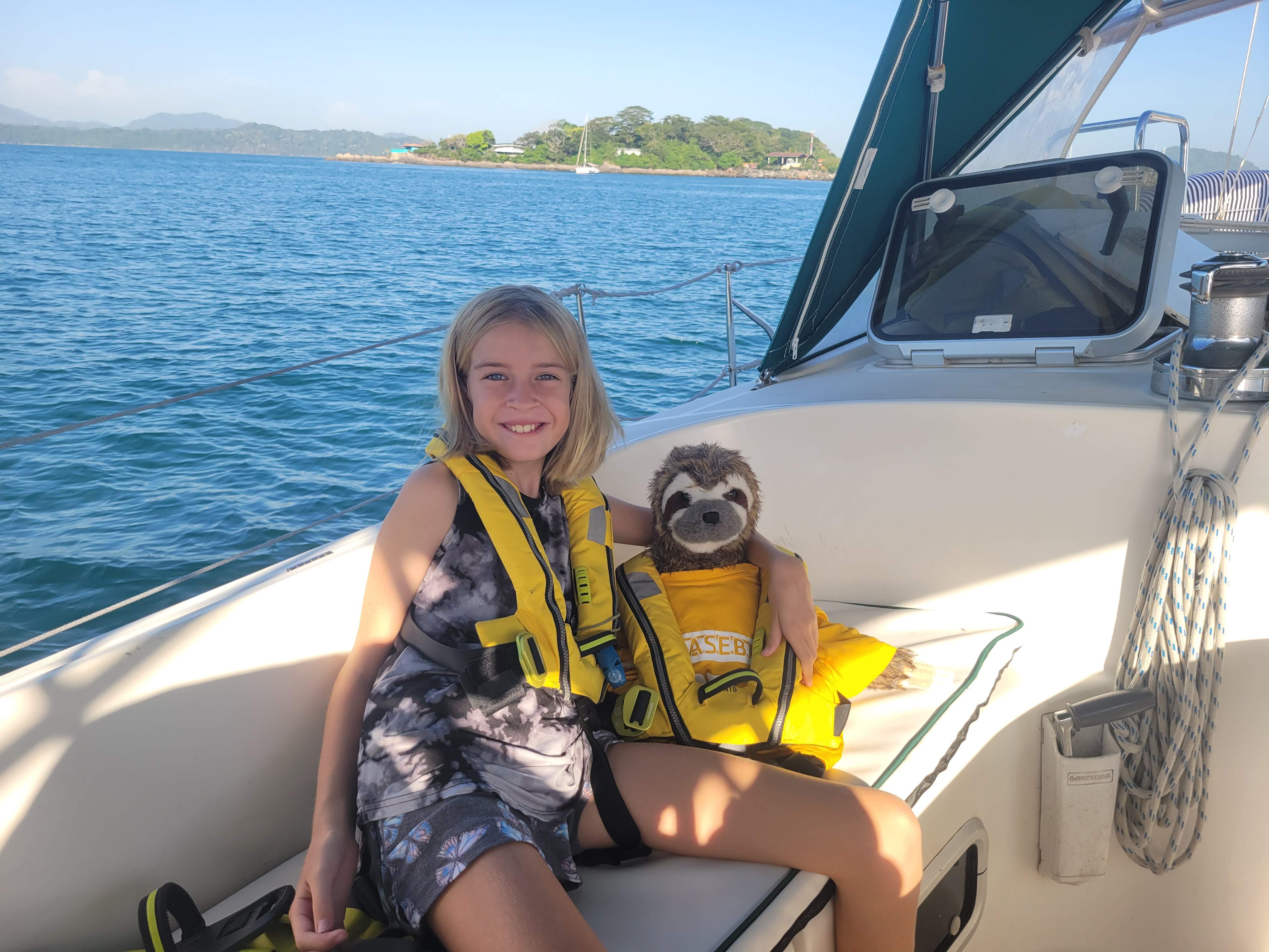 Sloth In Lifejacket