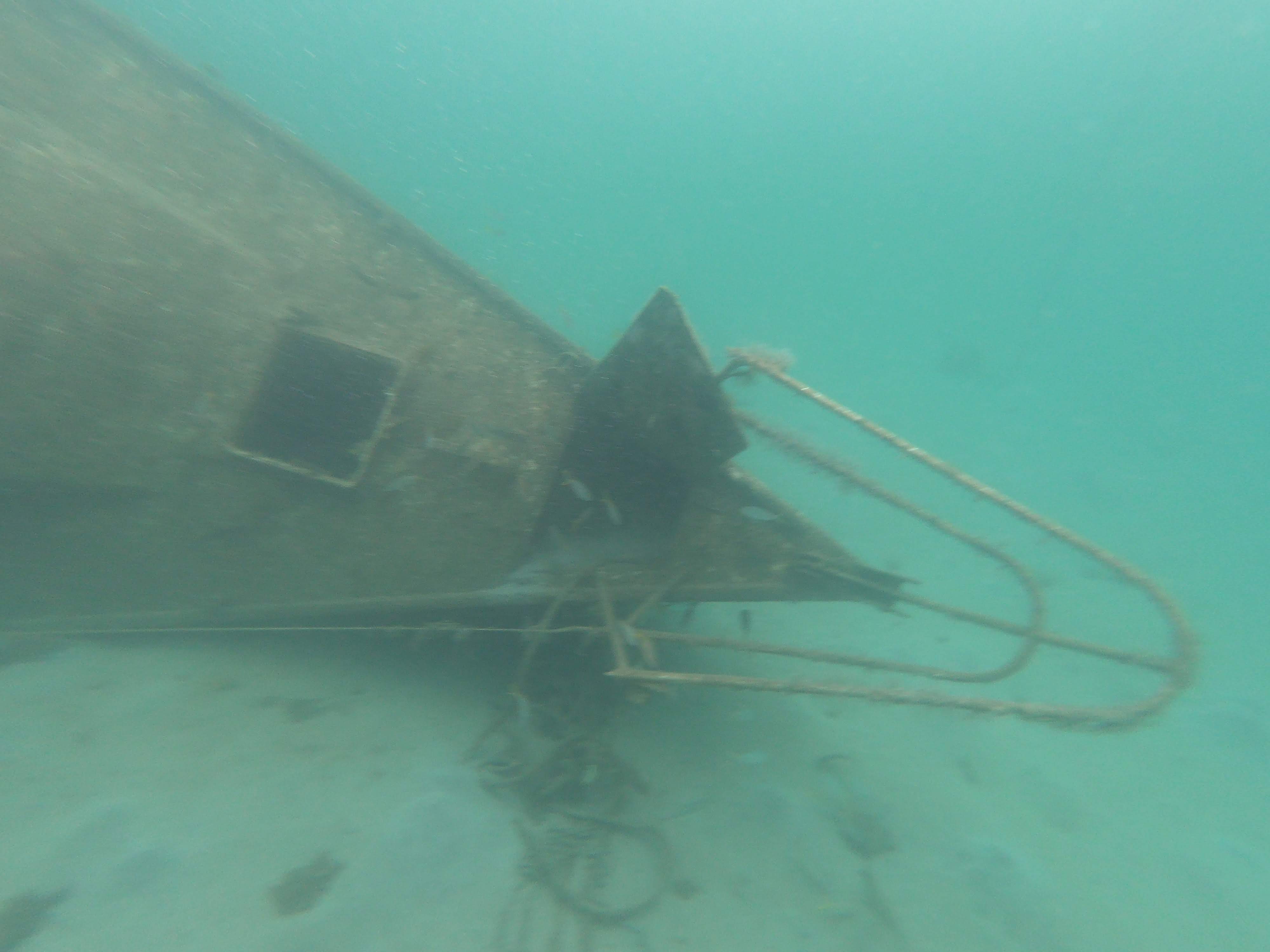 Sunken Boat Pulpit Deshaies